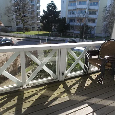 公寓 Fewo Direkt Am Strand , Mit Balkon Und Seitlichem Meerblick, Haus Strelasund, Binz *