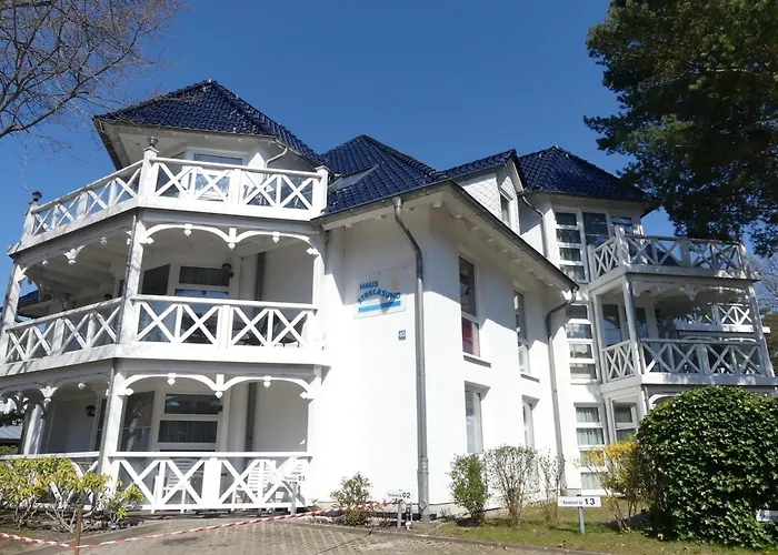 Direkt Am , Mit Balkon Und Seitlichem Meerblick, Haus Strelasund, *